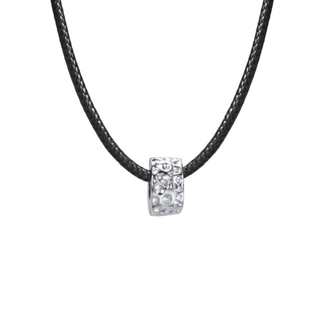 Wholesale Stainless Steel Hammered Bead Pendant