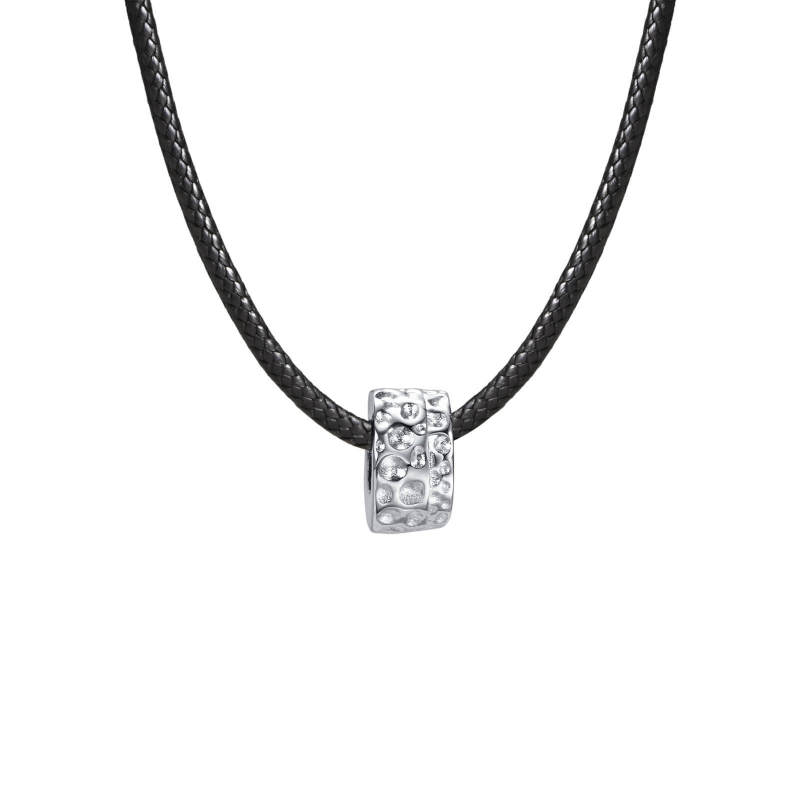 Wholesale Stainless Steel Hammered Bead Pendant