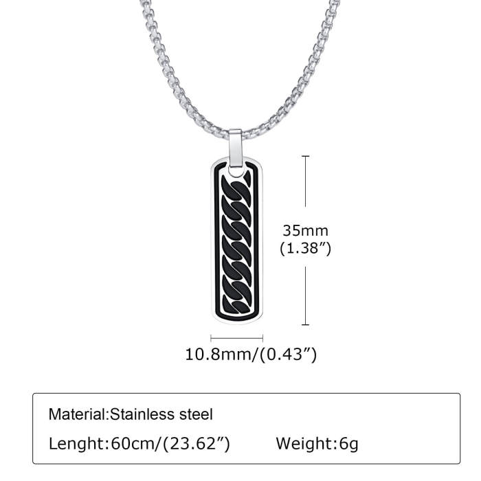 Wholesale Stainless Steel Chain Pattern Pendant