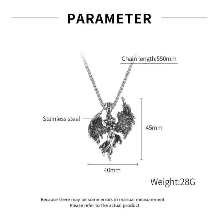 Wholesale Stainless Steel Angel Pendant