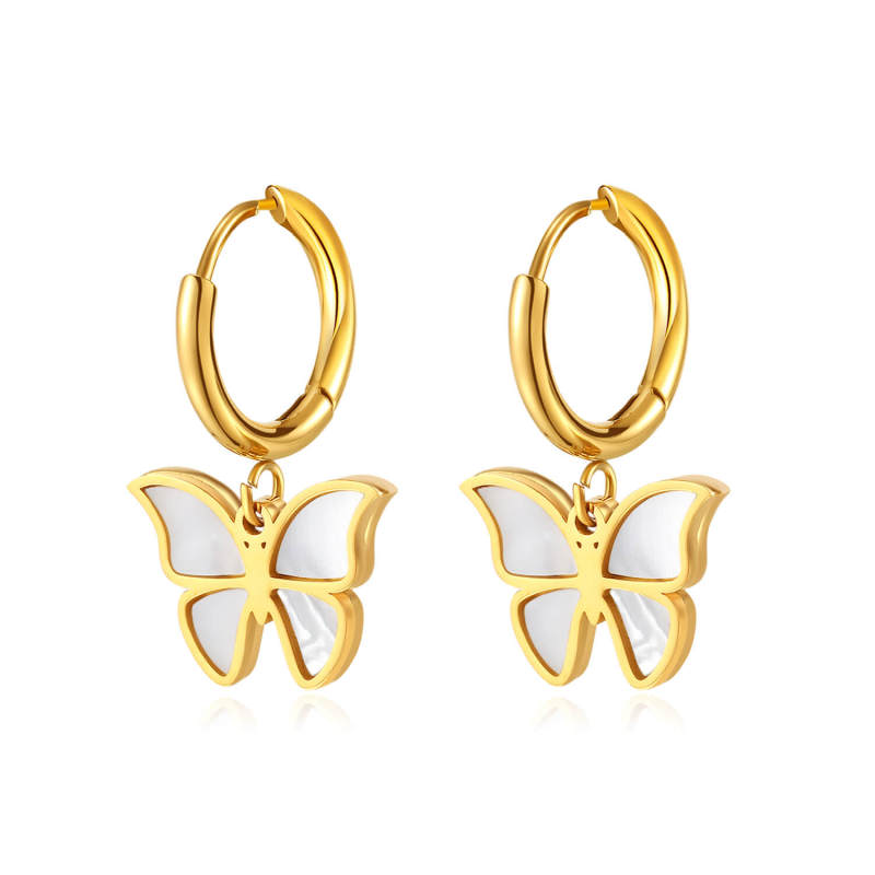 Wholesale Stainless Steel Butterfly Earrings