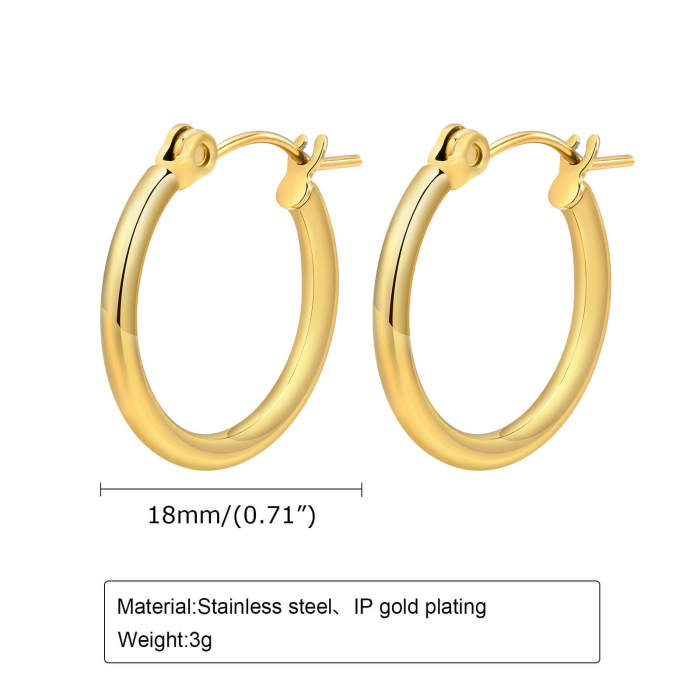 Wholesale Stainless Steel Hoop Earrings
