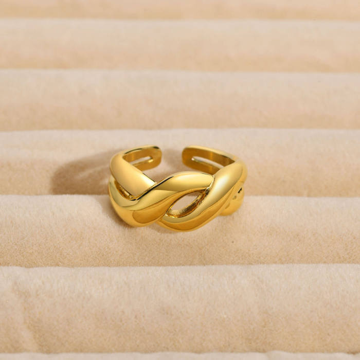Wholesale Stainless Steel Gold Plated Rings
