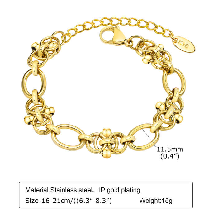 Wholesale Stainless Steel Handmade Chain Bracelets