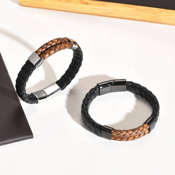 Wholesale Braided Leather Bracelets