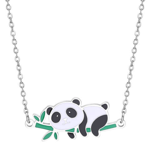 Wholesale Stainless Steel Panda Bear Pendant Necklace