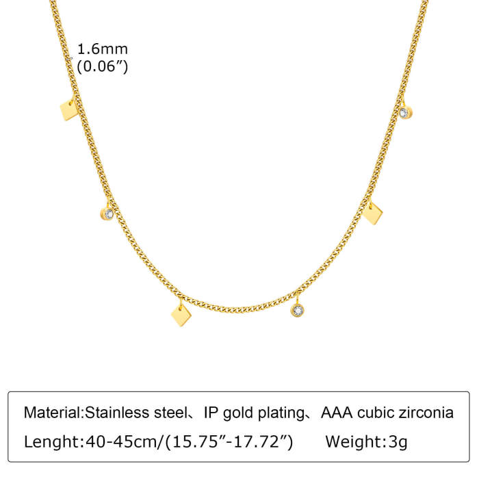 Wholesale Stainless Steel Women Chain Necklaces