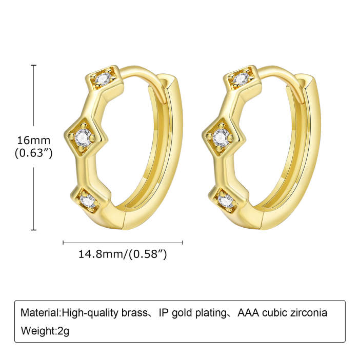 Wholesale Brass Women Earring