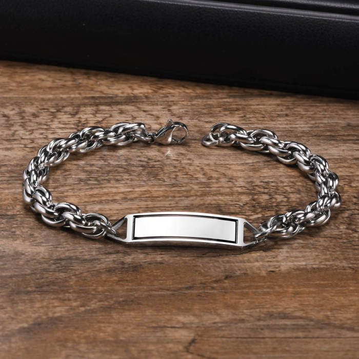 Wholesale Stainless Steel Men's Fashion Bracelet
