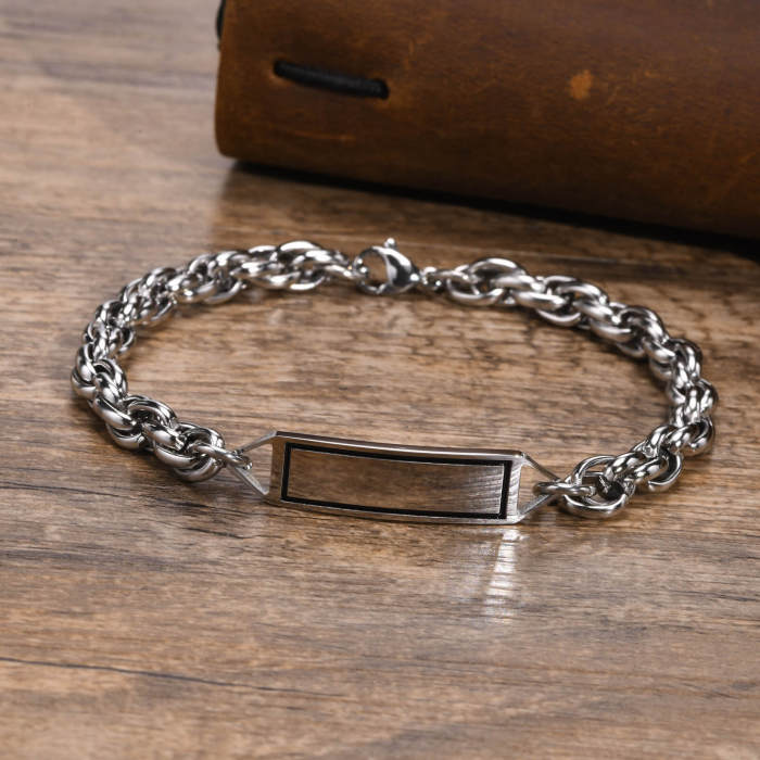 Wholesale Stainless Steel Men's Fashion Bracelet