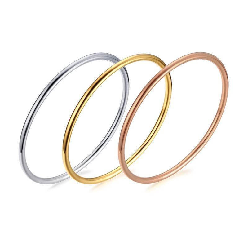Wholesale Stainless Steel 3mm Bangle