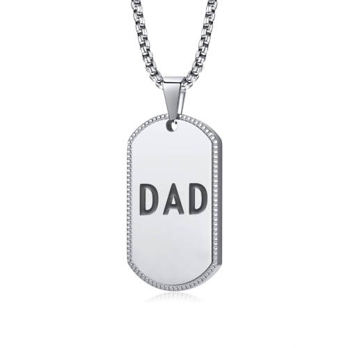 Wholesale Stainless Steel Dog Tag with Dad