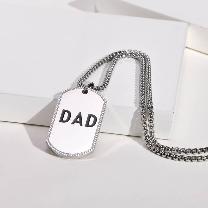 Wholesale Stainless Steel Dog Tag with Dad