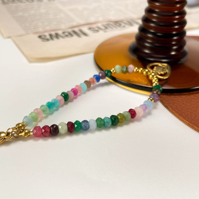 Wholesale Dopamine Colorful Beaded Bracelet