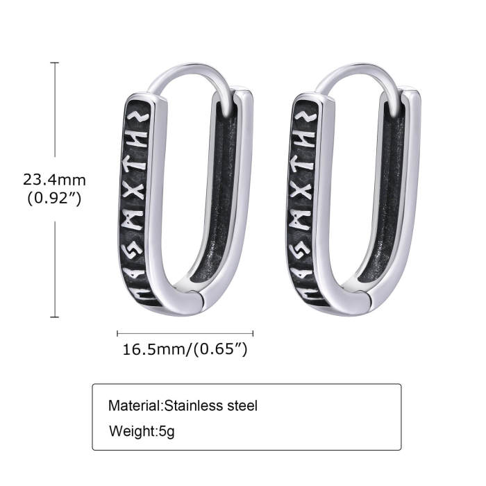 Wholesale Stainless Steel Viking Loonwyn Earrings