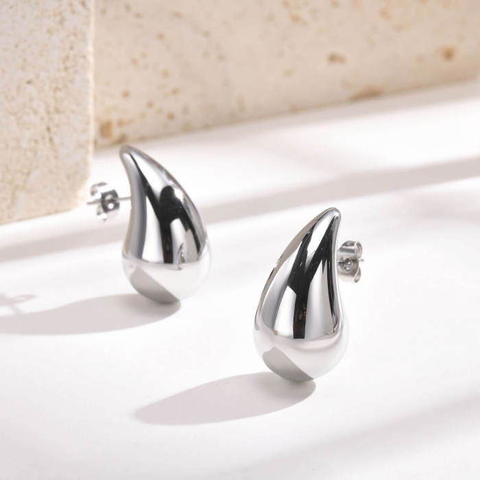 Wholesale Stainless Steel Teardrop Earrings