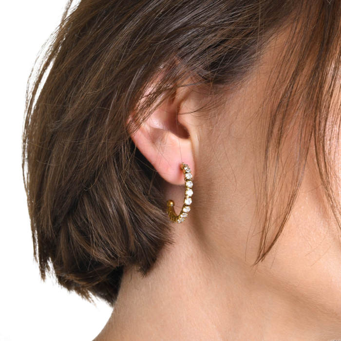 Wholseale Women Fashion Zirconia Earrings