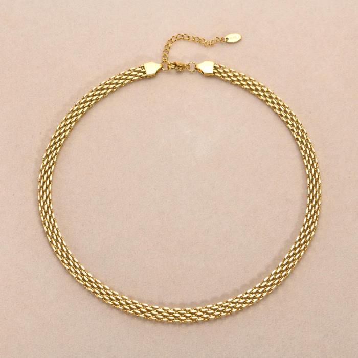 Wholesale Stainless Steel Women Mesh Necklace