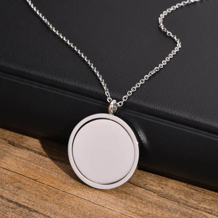 Wholesale Stainless Steel Revolving Necklace
