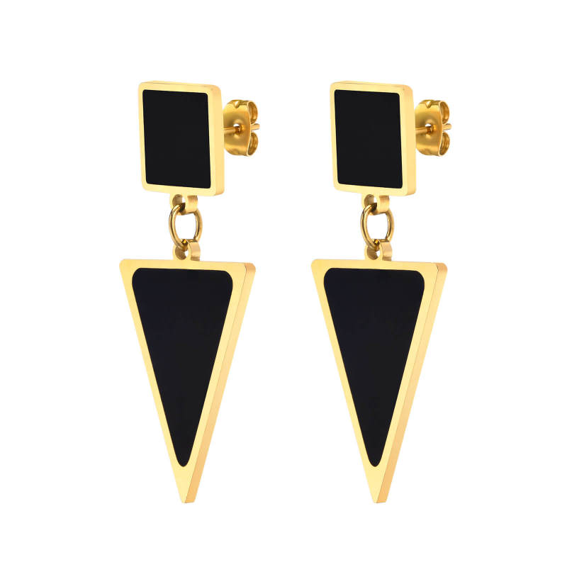 Wholesale Stainless Steel Triangle Earrings