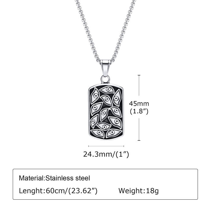Wholesale Stainless Steel Mens Dog Tag Necklace
