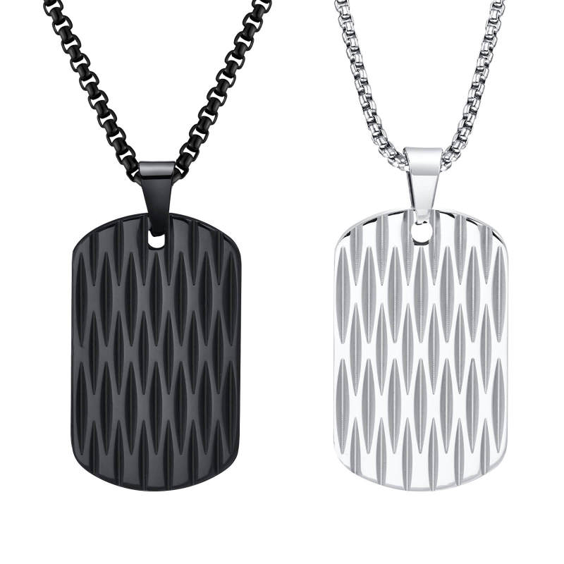 Wholesale Stainless Steel Mens Dog tag Pendant