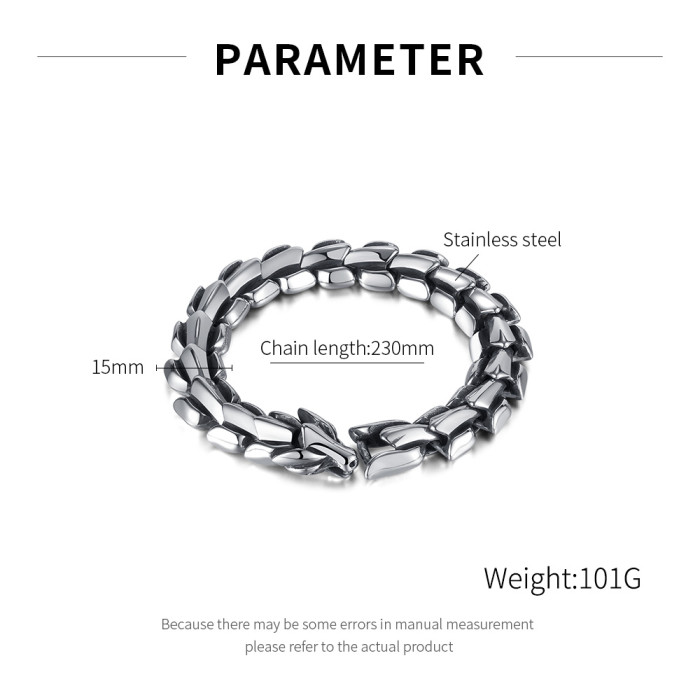Wholesale Stainless Steel Keel Chain Bracelet