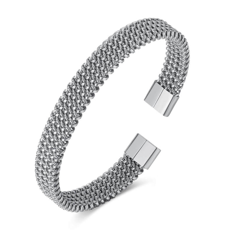 Wholesale Stainless Steel Women Open Bangle