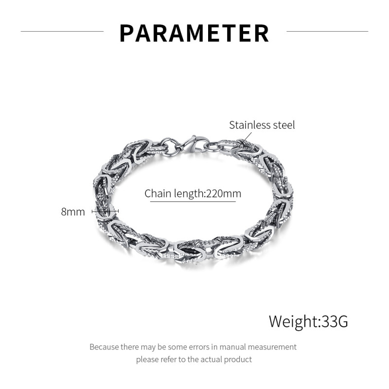 Wholesale Stainless Steel Mens Chunky Bracelet