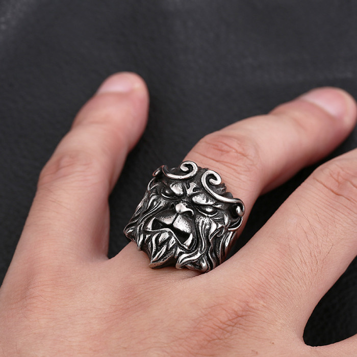 Wholesale Mens Rings Stainless Steel Sun Wukong Ring