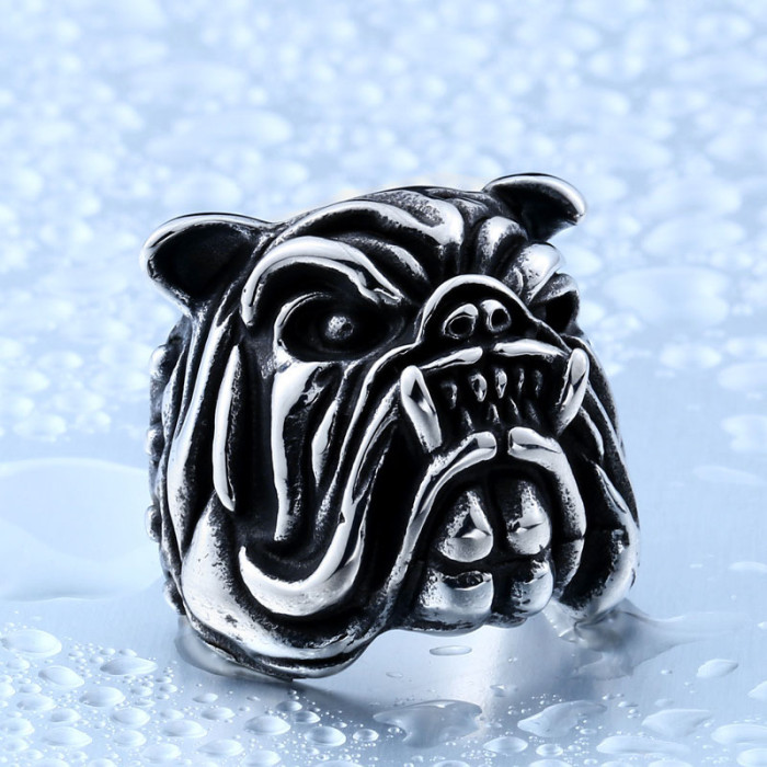 Stainless Steel Bulldog Skull Jewelry for Sale