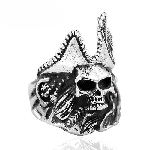 Wholesale Stainless Steel Ring with Skull