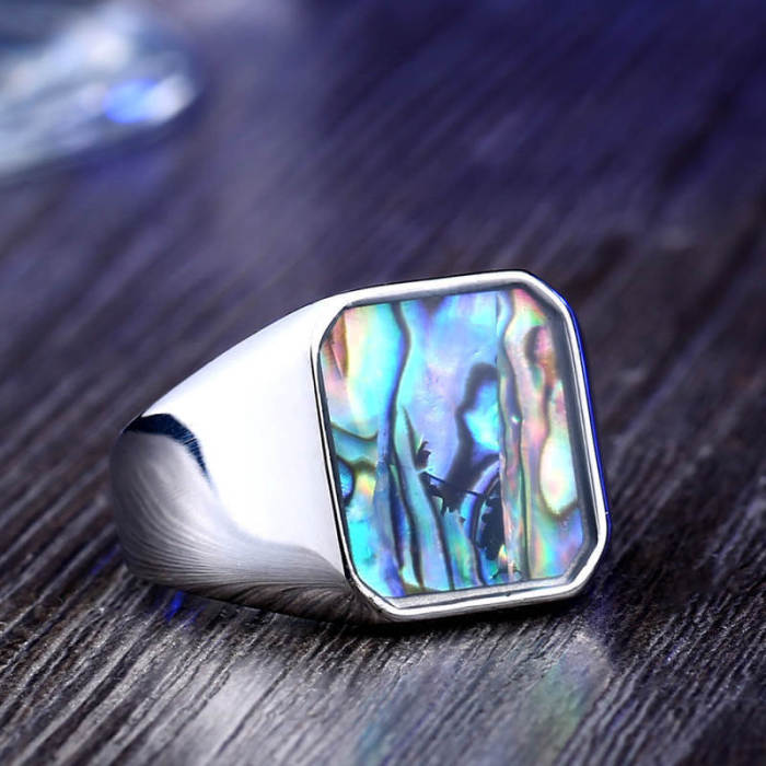Wholesale Stainless Steel Ring with Shell
