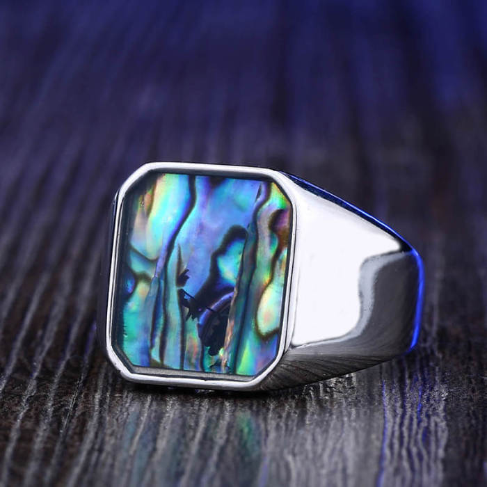 Wholesale Stainless Steel Ring with Shell