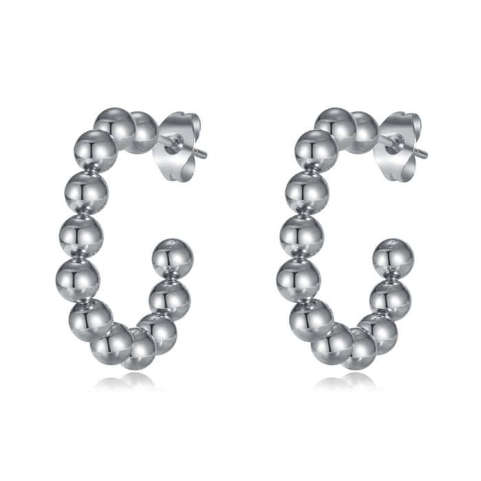 Wholesale Stainless Steel Beads Earring
