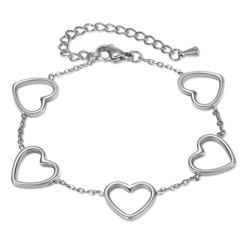 Wholesale Stainless Steel Heart Bracelet