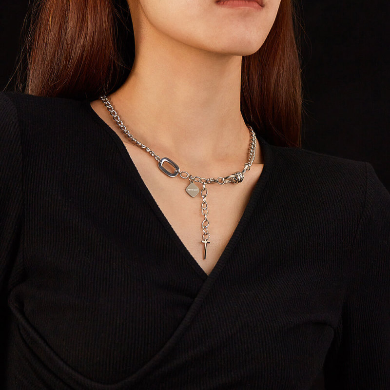 Wholesale Stainless Steel Women Chain Necklaces