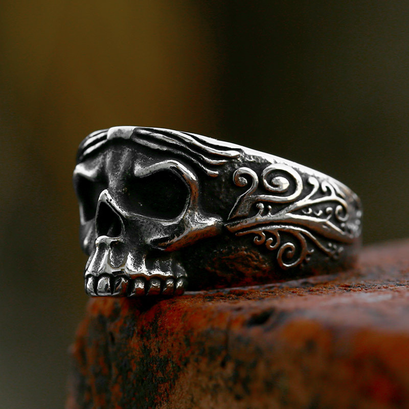 Wholesale Stainless Steel Fashion Skull Ring