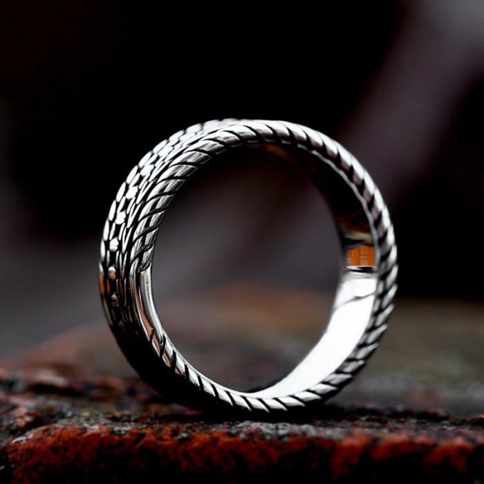 Wholesale Stainless Steel Mens Band Ring