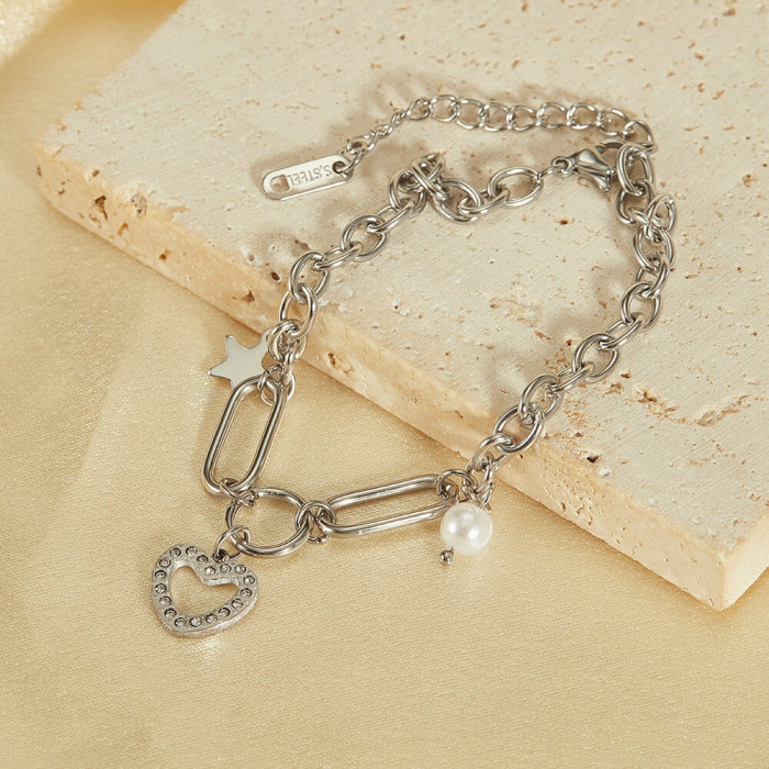 Wholesale Stainless Steel Bracelet with Love