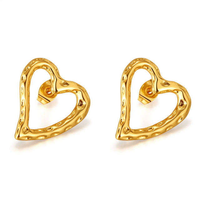 Wholesale Stainless Steel Heart Earrings