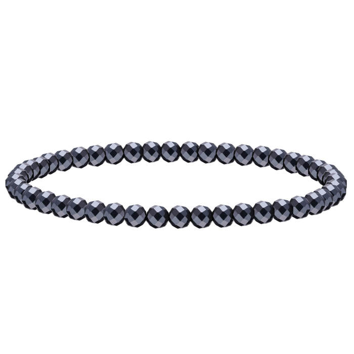 Wholesale Black Gallstone Beaded Bracelets