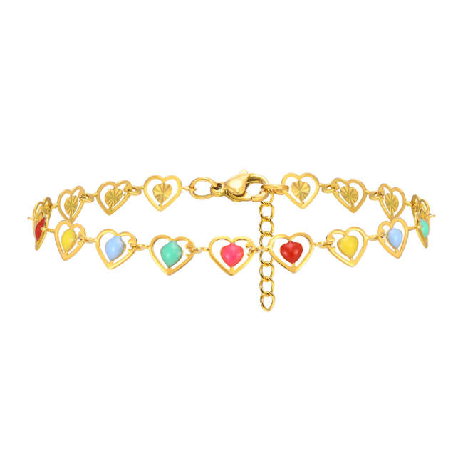 Wholesale Women's Colorful Drip Bracelet