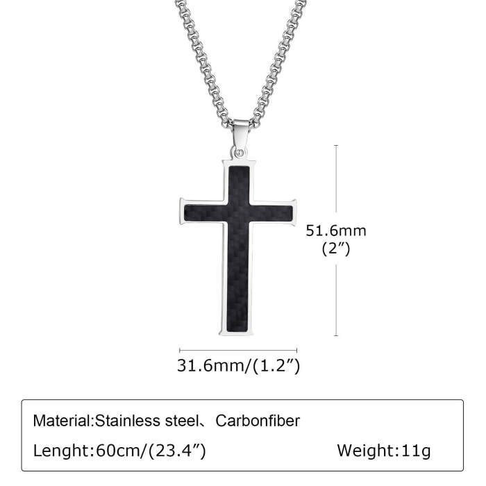 Wholesale Stainless Steel Wood Inlay Cross