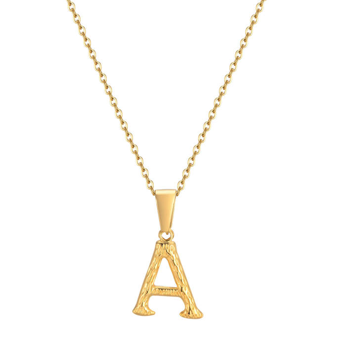 Wholesale Stainless Steel Alphabet Pendant