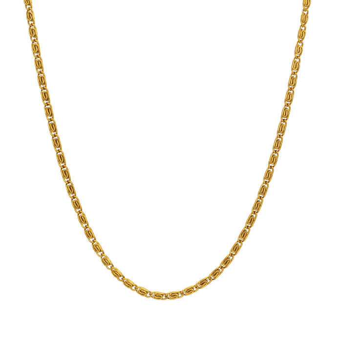 Wholesale Stainless Steel Paperclip Chain Necklace