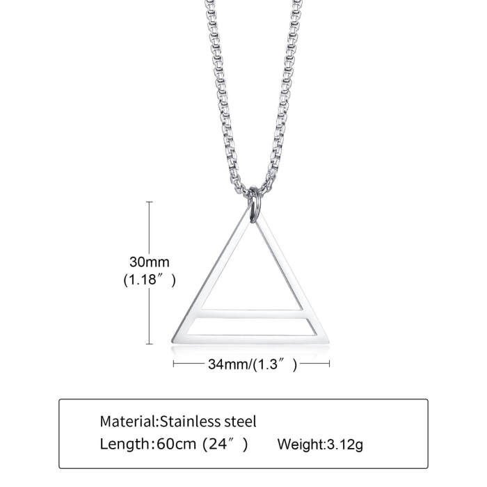 Wholesale Stainless Steel Triangle Pendant