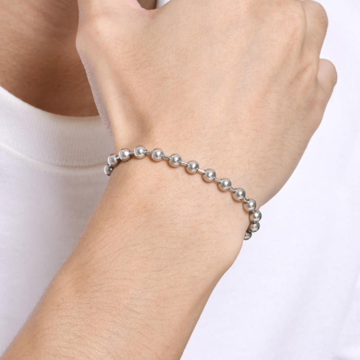 Wholesale Stainless Steel Male Chain Bracelet