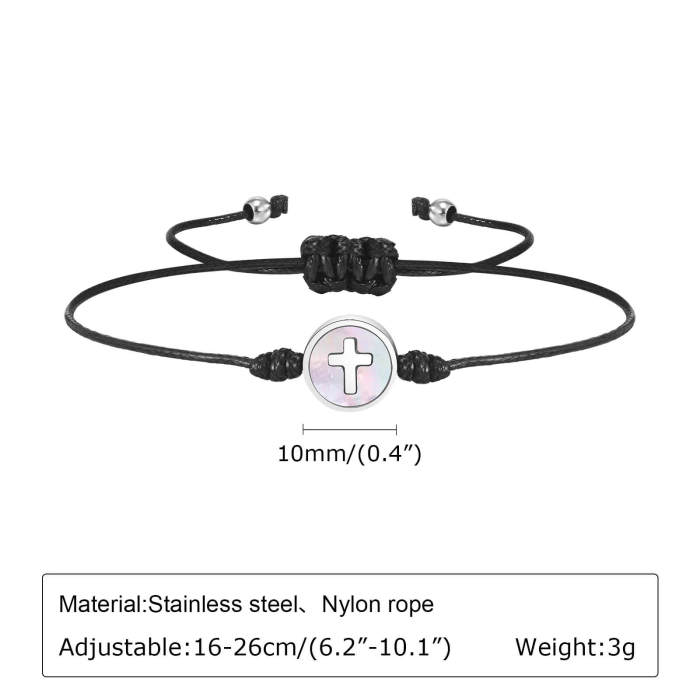 Wholesale Simple Cross Bracelet for Couple