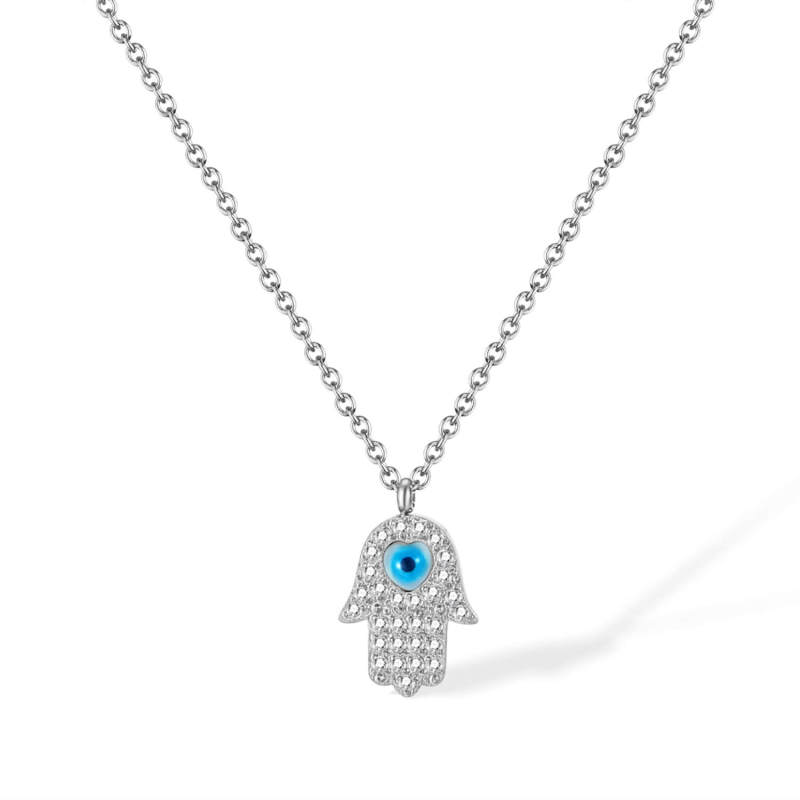 Wholesale Stainless Steel Palm Necklace